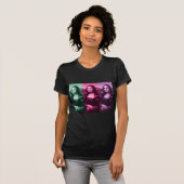 Mona Lisa Green Pink Lila T-Shirt (Vorne ganz)