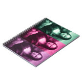 Mona Lisa Green Pink Purple Notizblock (Linke Seite)
