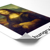 Mona Lisa Grillen Poster (Ecke)