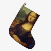 Mona Lisa Großer Weihnachtsstrumpf (Vorderansicht (hängend))