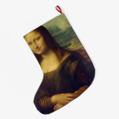 Mona Lisa Großer Weihnachtsstrumpf (Rückseite (Hängend))
