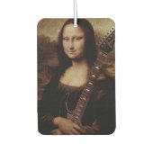 Mona Lisa hält eine Gitarre (Gitarrist) Liebe Autolufterfrischer (Vorderseite)