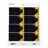 Mona Lisa Hidden Behind Burqa (Vorne)