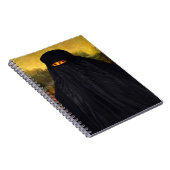 Mona Lisa Hidden Behind Burqa Notizblock (Rechte Seite)