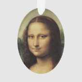 Mona Lisa im Detail von Leonardo da Vinci Ornament (Rückseite)