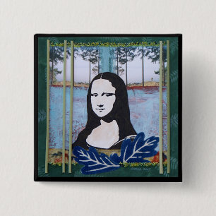 Mona Lisa im Land Button