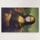 Mona lisa in einer chirurgischen Maske leonardo da Puzzle (Horizontal)
