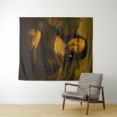 Mona Lisa in Perlen Wandteppich (Beispiel (Horizontal))