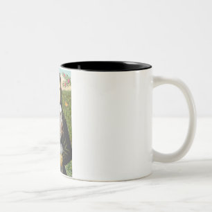 Mona Lisa - Italienischer Spinone (Rotschimmel 10) Zweifarbige Tasse