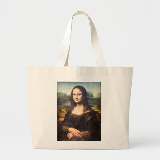 Mona Lisa Jumbo Stoffbeutel (Vorne)