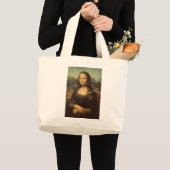 Mona Lisa Jumbo Stoffbeutel (Vorderseite (Produkt))