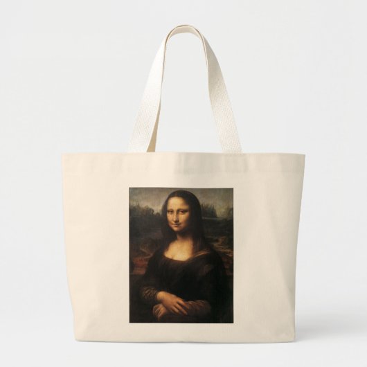 Mona Lisa Jumbo Stoffbeutel (Vorne)