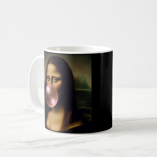 Mona Lisa Kaffeetasse (Vorderseite Links)