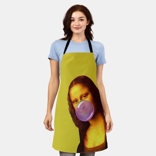 Mona Lisa Kaugummi-Blase Schürze (Getragen)