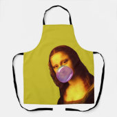 Mona Lisa Kaugummi-Blase Schürze (Vorderseite)