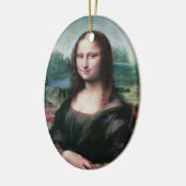 Mona Lisa Keramik Ornament (Links)