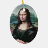 Mona Lisa Keramik Ornament (Hinten)
