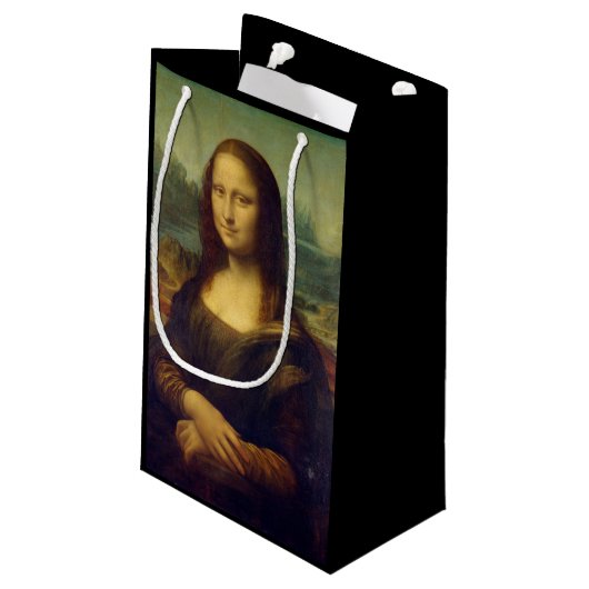 Mona Lisa Kleine Geschenktüte (Rückseite Schrägansicht)