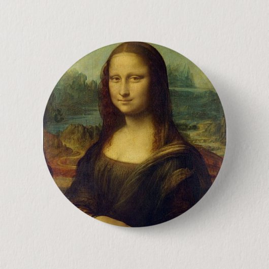 Mona Lisa Knopf Button (Vorderseite)