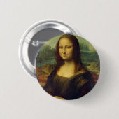 Mona Lisa Knopf Button (Vorne & Hinten)