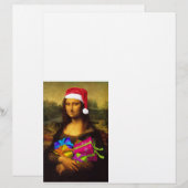 Mona Lisa kommt als Weihnachtsmann (Vorne/Hinten)