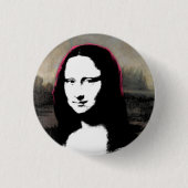 Mona Lisa Kopf Button (Vorderseite)