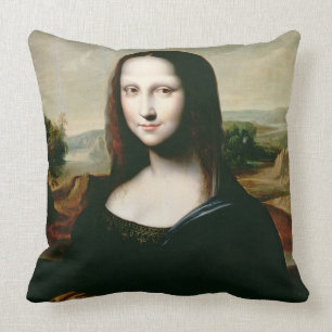 Mona Lisa, Kopie der Malerei von LEONARDO DA Vin Kissen