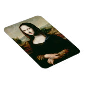 Mona Lisa, Kopie des Gemäldes von Leonardo da Vin Magnet (Rechte Seite)