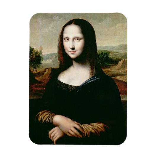 Mona Lisa, Kopie des Gemäldes von Leonardo da Vin Magnet (Vertikal)