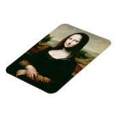 Mona Lisa, Kopie des Gemäldes von Leonardo da Vin Magnet (Linke Seite)