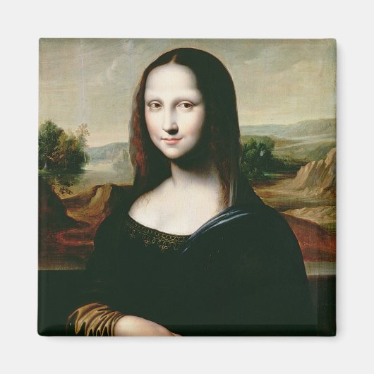 Mona Lisa, Kopie des Gemäldes von Leonardo da Vin Magnet (Vorne)