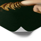 Mona Lisa, Kopie des Gemäldes von Leonardo da Vin Poster (Ecke)