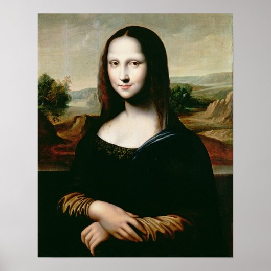 Mona Lisa, Kopie des Gemäldes von Leonardo da Vin Poster (Vorne)