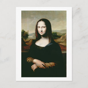 Mona Lisa, Kopie des Gemäldes von Leonardo da Vin Postkarte