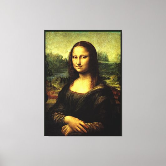Mona Lisa, Kunstmalerei, Leinwanddruck (Vorderseite)