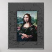 Mona Lisa, La Gioconda. Leonardo da Vinci Poster (Vorne)