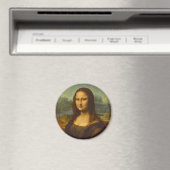 Mona Lisa, La Joconde,1503 von Leonardo da Vinci Magnet (In Situ (Geschirrspüler))