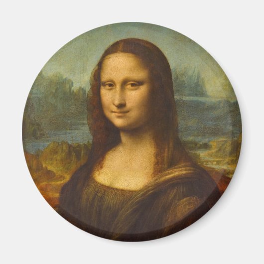 Mona Lisa, La Joconde,1503 von Leonardo da Vinci Magnet (Vorne)