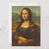 Mona Lisa, La Joconde von Leonardo da Vinci Dankeskarte (Vorderseite)