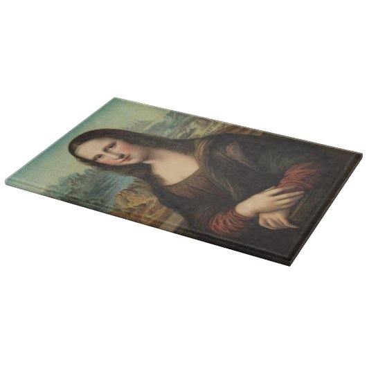 Mona Lisa Lächeln-hackendes Brett (Ecke)