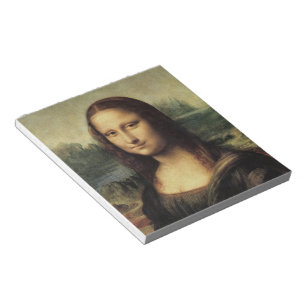 Mona Lisa lächeln Notizblock