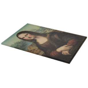 Mona Lisa Lächeln Schneidbrett Schneidebrett