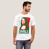 Mona Lisa Lächeln T-Shirt (Vorne ganz)