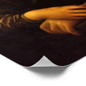 Mona Lisa lächelt? Poster (Ecke)