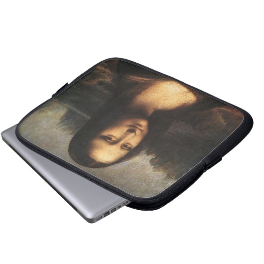 Mona Lisa Laptopschutzhülle (Vorne Knopf)