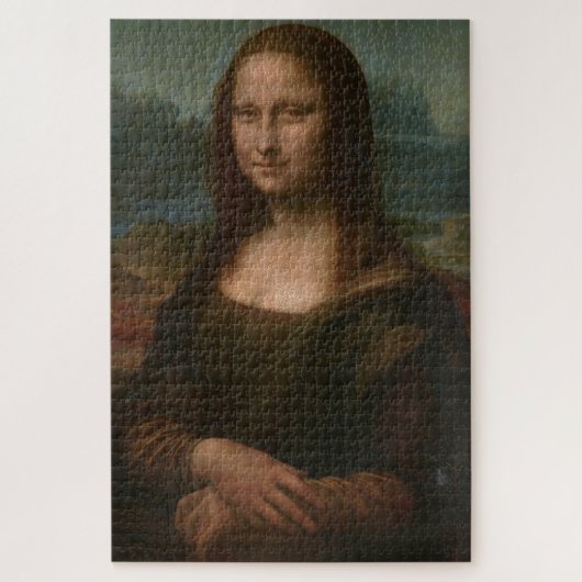 Mona Lisa Leinwand Puzzle (Vertikal)