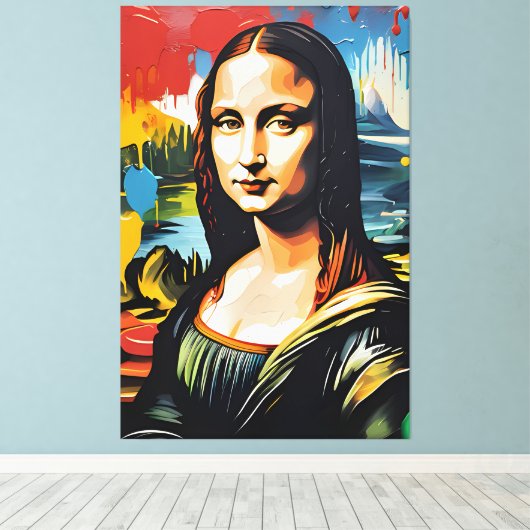 Mona Lisa Leinwanddruck (Insitu (Holzboden))