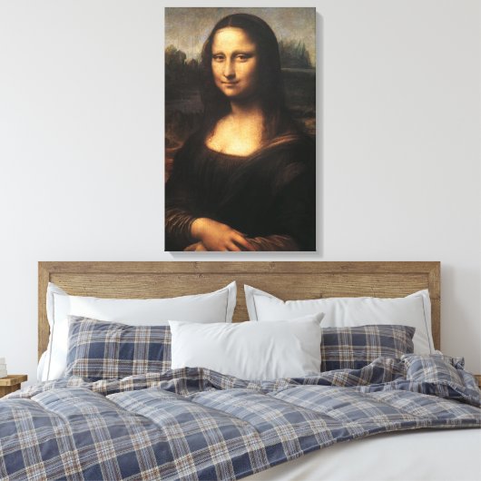Mona Lisa Leinwanddruck (Insitu (Schlafzimmer))