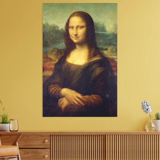 Mona Lisa Leinwanddruck (Insitu (Wohnzimmer))