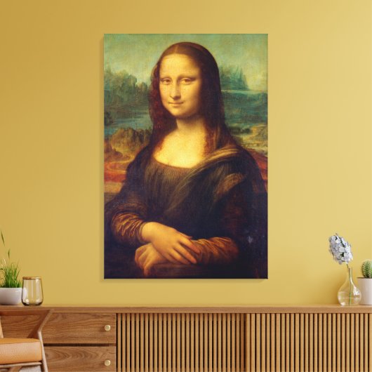 Mona Lisa Leinwanddruck (Insitu (Wohnzimmer))